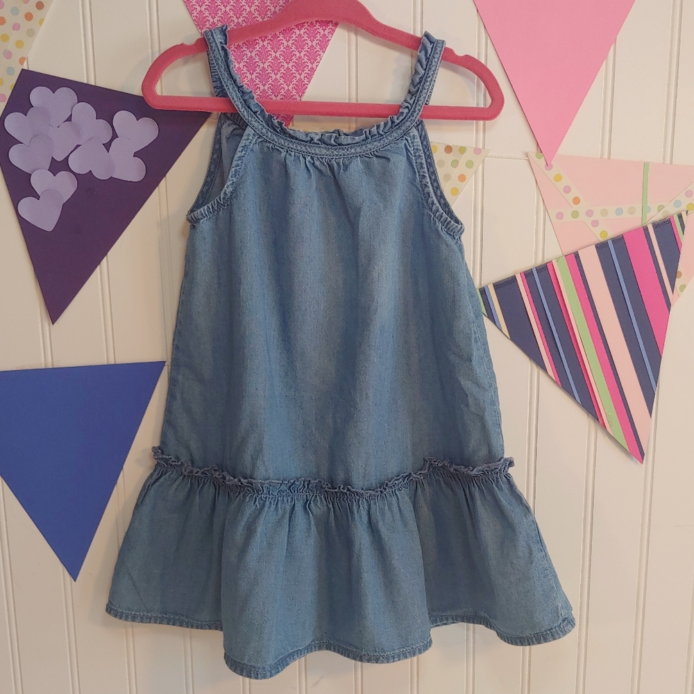 OshKosh B’gosh Toddler Chambray Sleeveless Dress size 2T